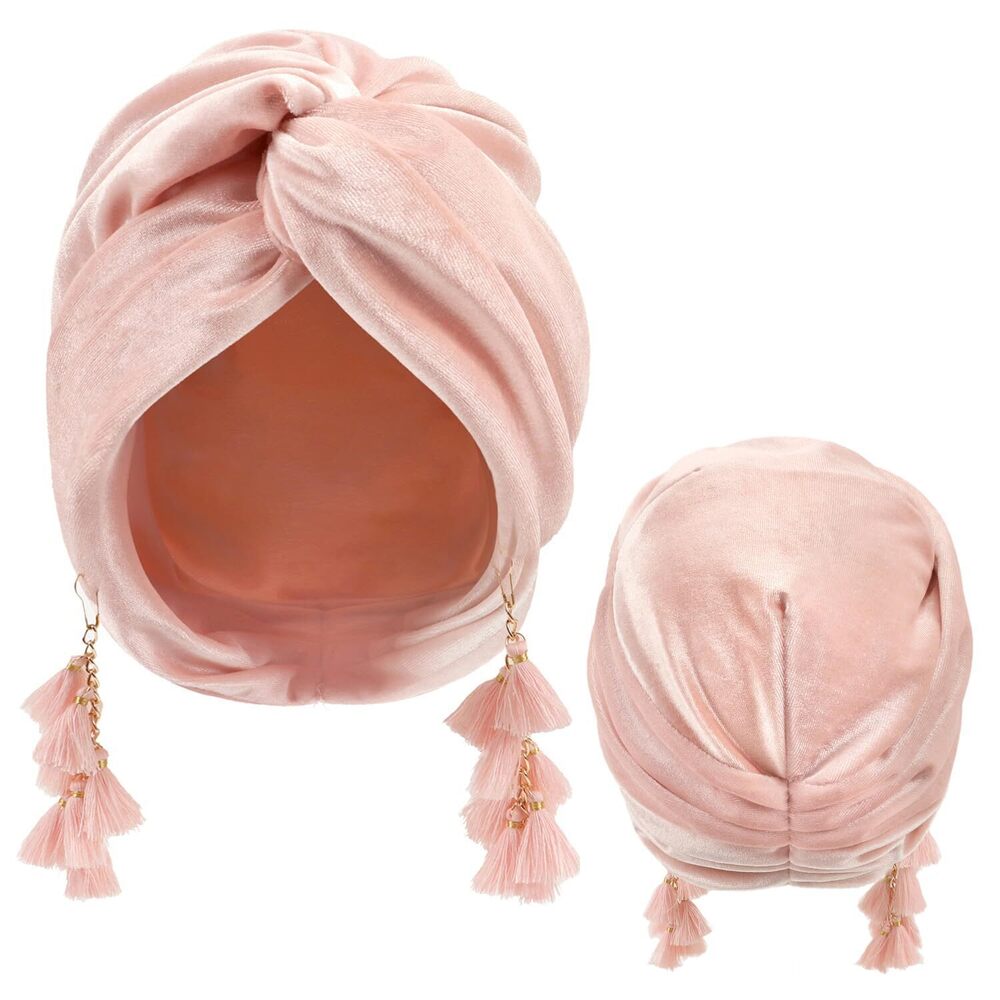 8957 Turban,Cozy Polyester Velvet Turban Hats,Indian Turbans Hats Head
